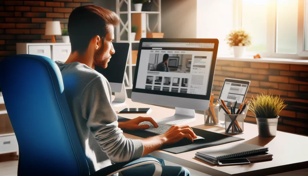 Webdesigner im Office
